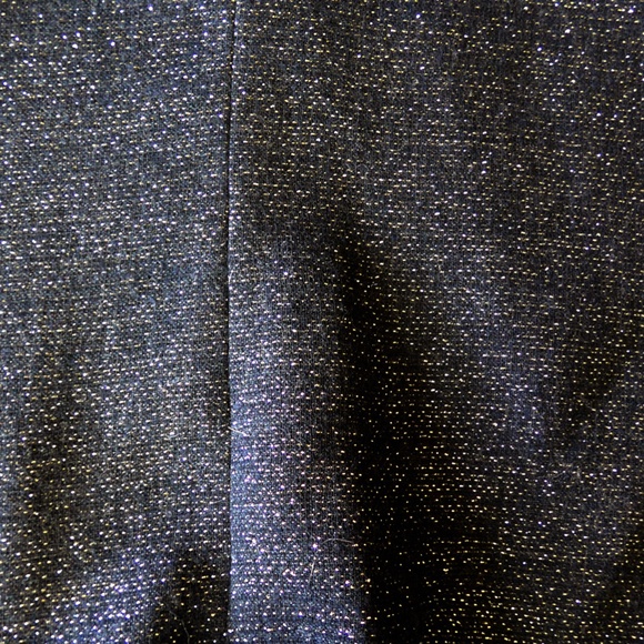 Il Gufo Girls 10 Metallic Thread Navy Coat - Picture 14 of 15